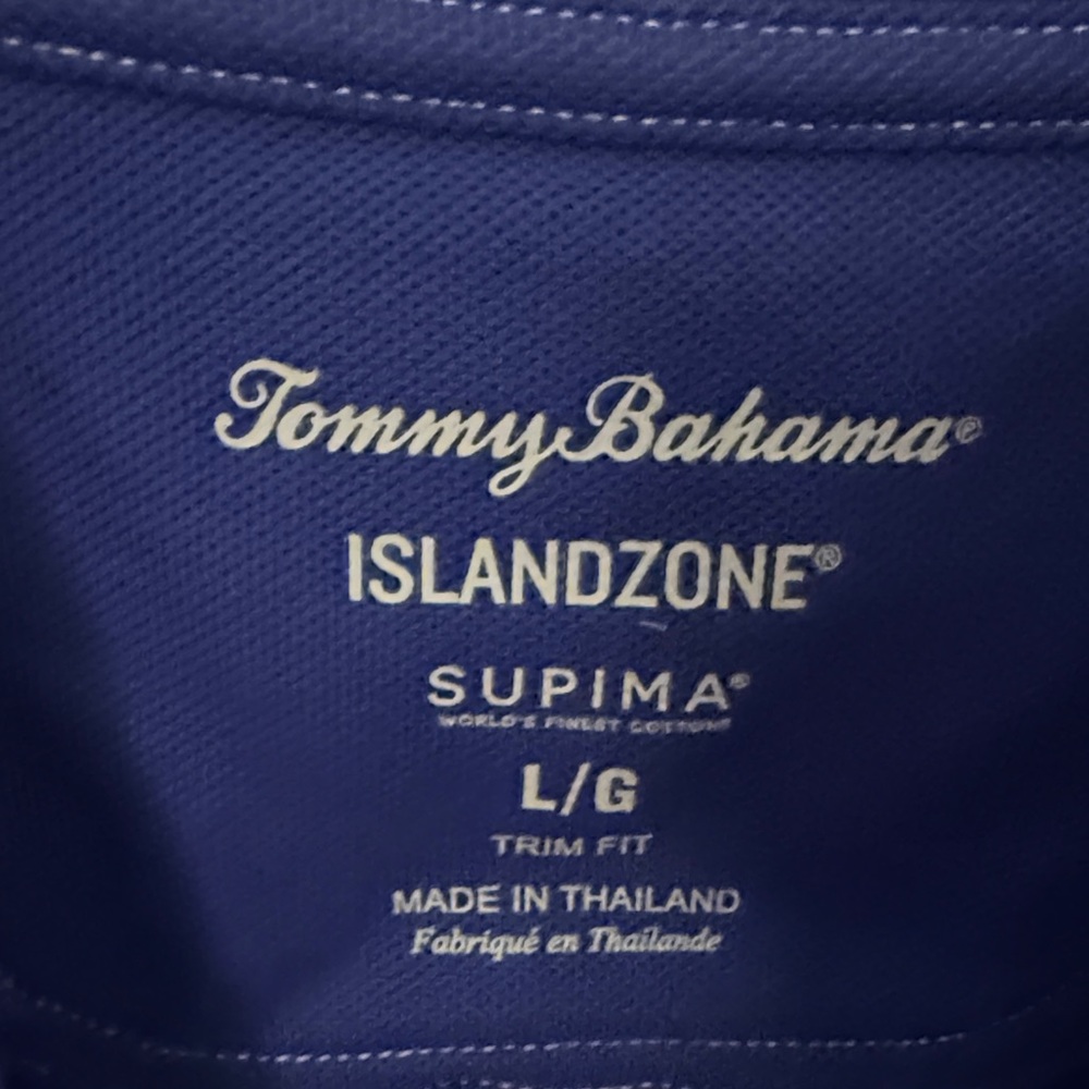Tommy Bahama IslandZone Supima Cotton Shirt in Blue